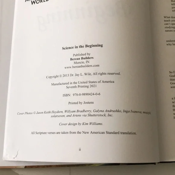 Science in the Beginning By Dr. Jay L. Wile,  homeschool curriculum - Picture 5 of 5